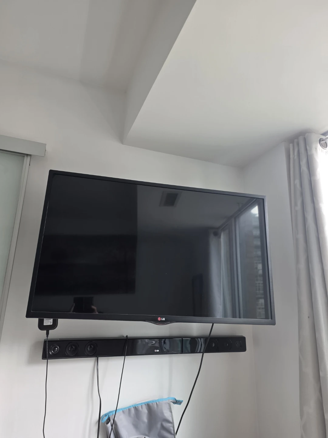 LG Television with Soundbar