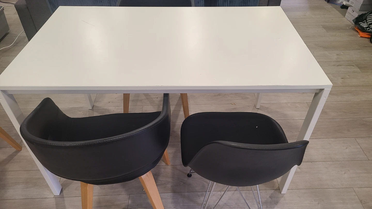 IKEA VIHALS Dining Table - White, 125x74 cm - photo 3