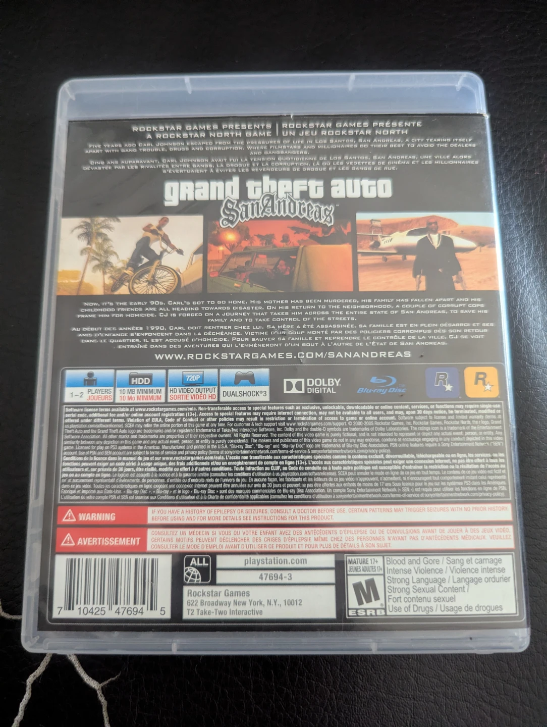 PlayStation 3 Grand Theft Auto: San Andreas Greatest Hits Game - photo 5