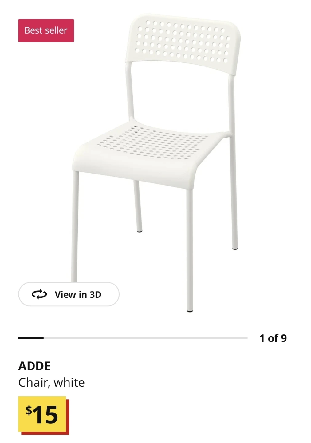 IKEA table & chair & stool - photo 4
