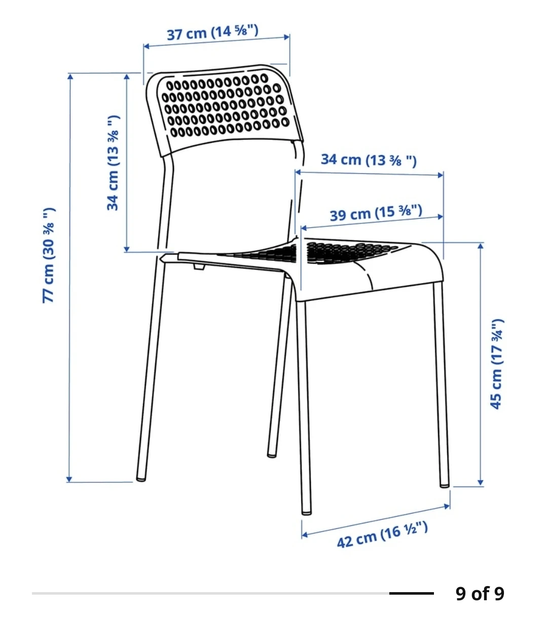 IKEA table & chair & stool - photo 5