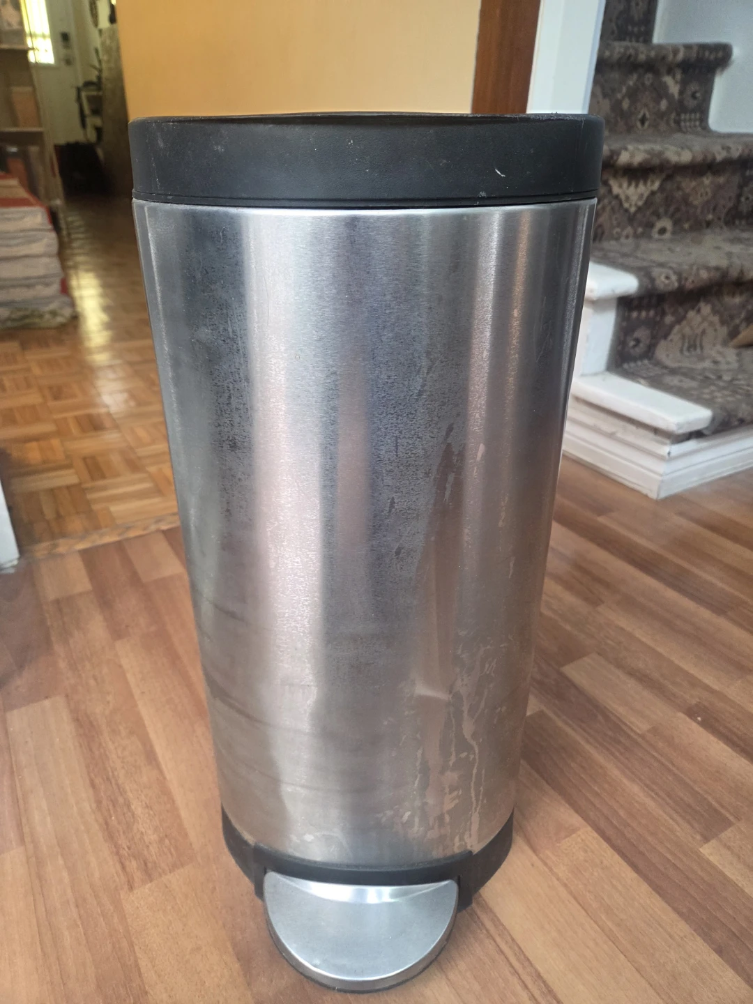 simplehuman Stainless Steel Step Trash Can 45L - photo 3