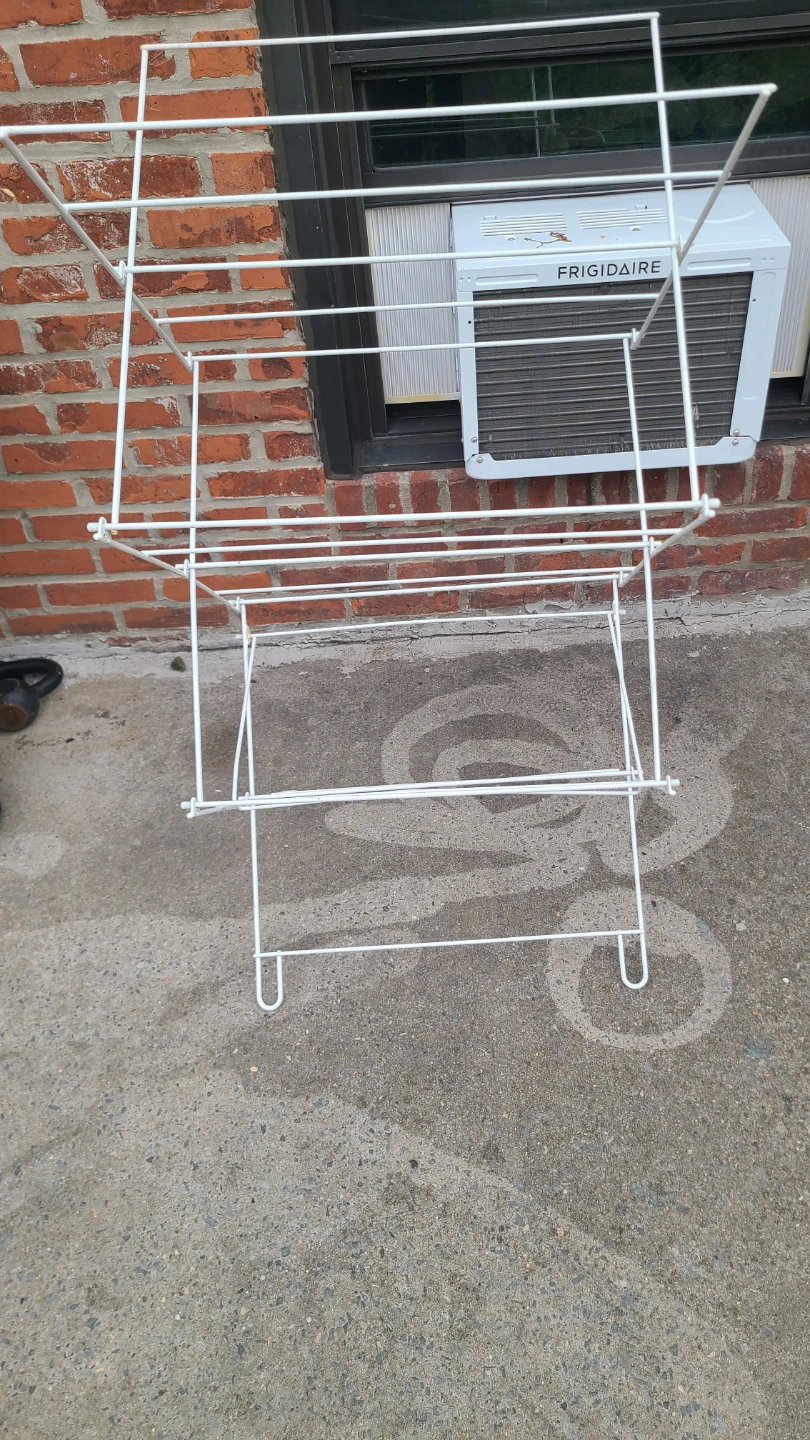 White Folding Drying Rack
