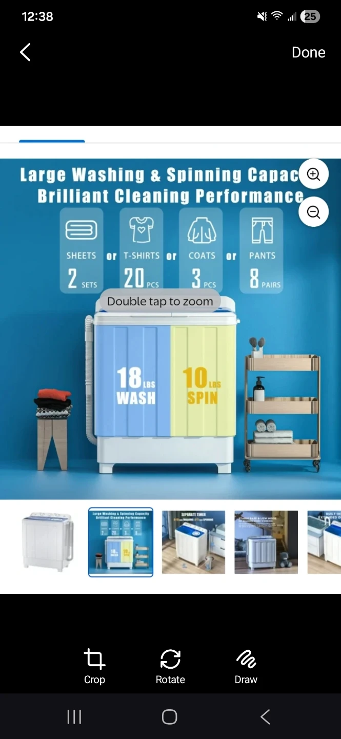 Brand new Portable Twin Tub Washing Machine & Dryer