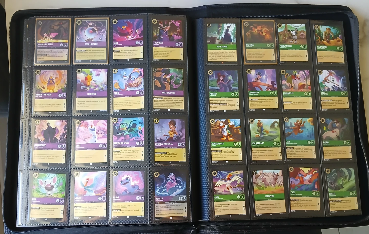 Lorcana Card Collection - 270 Cards with Binder Pages - photo 2