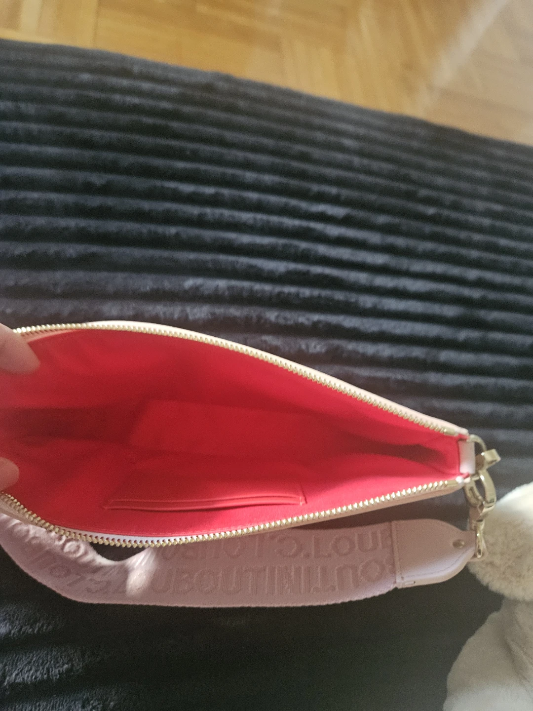 Christian Louboutin Pink Leather Crossbody Bag with Coin Pouch - photo 4