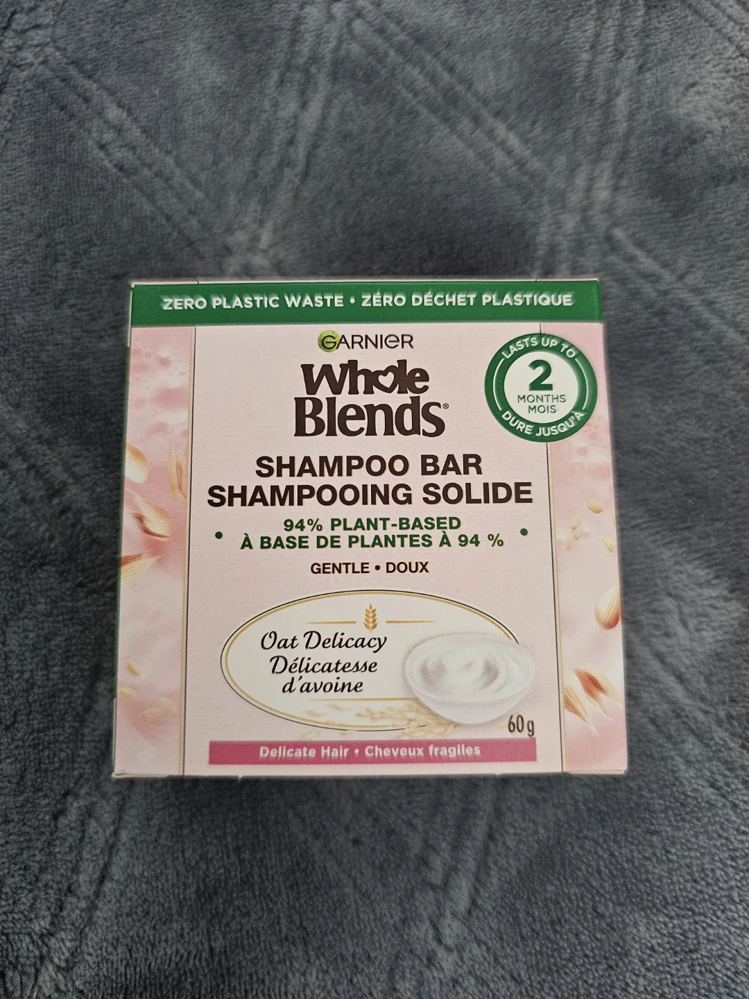 GARNIER Whole Blends Shampoo Bar, 60 g🧴⚽️