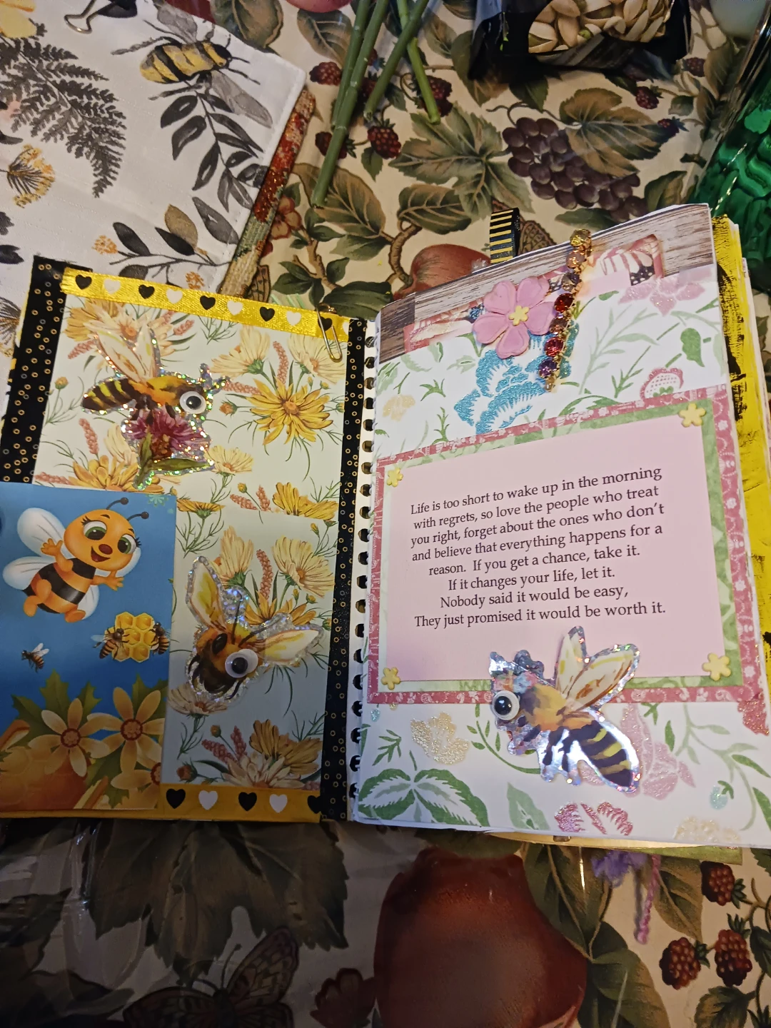 Handmade Bee Themed Scrapbook/Journal - photo 2