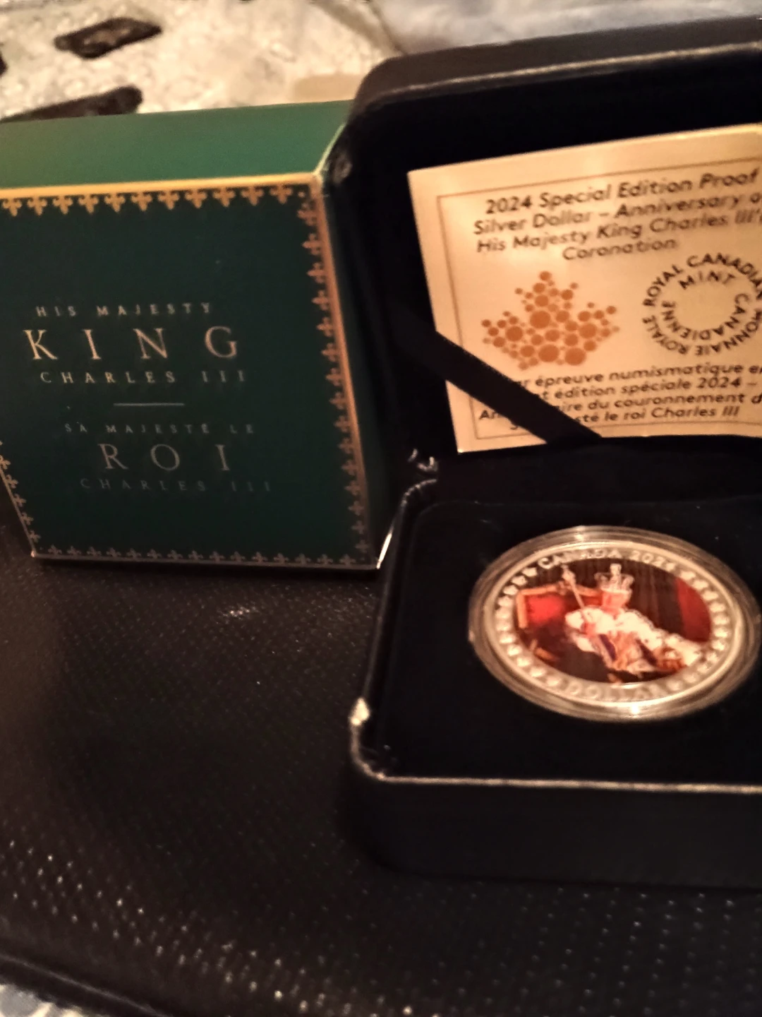 Canada 2024 King Charles III Coronation Silver Dollar Coin