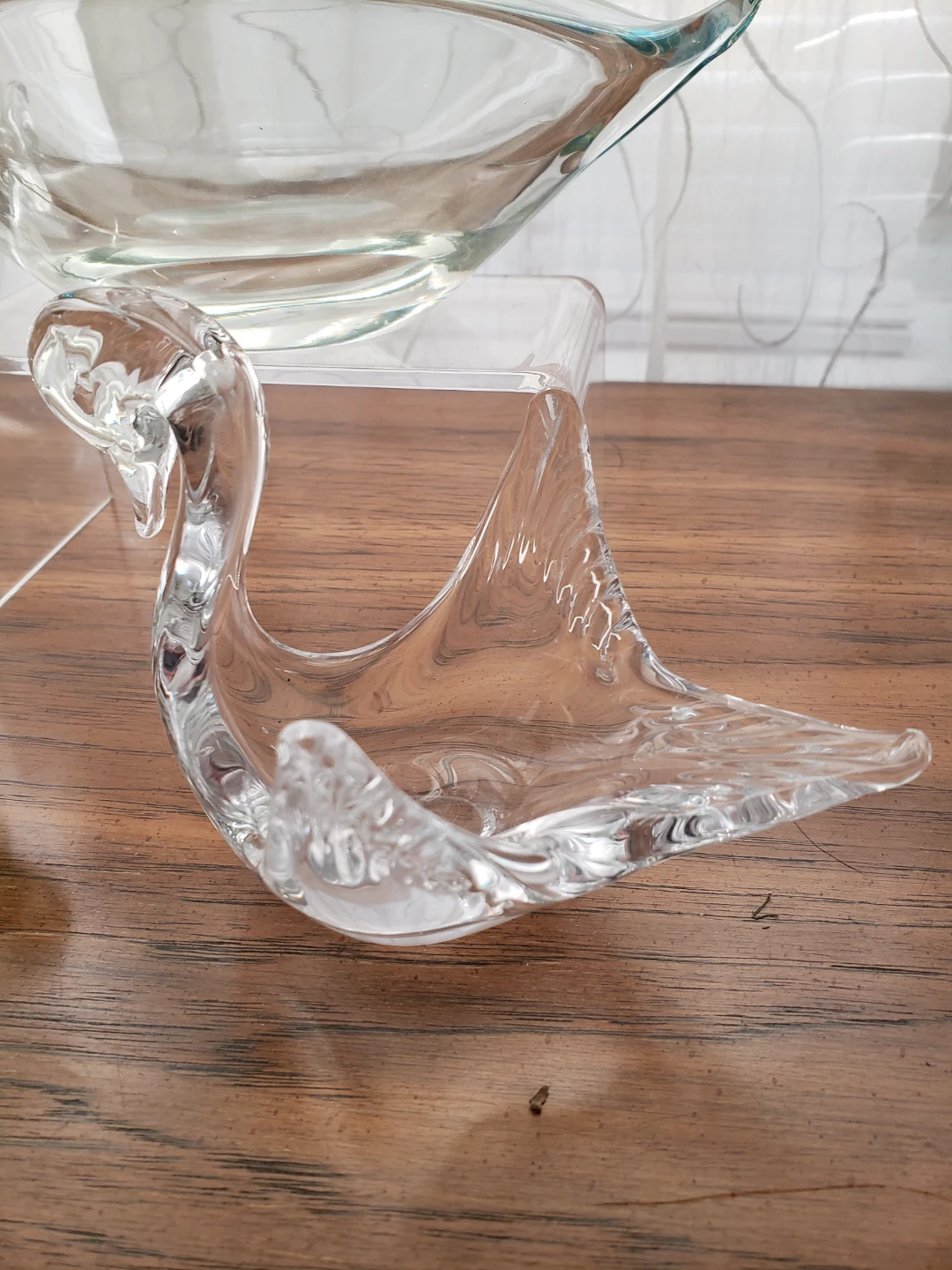 Set of 4 Glass Swan Trinket Dishes - photo 3