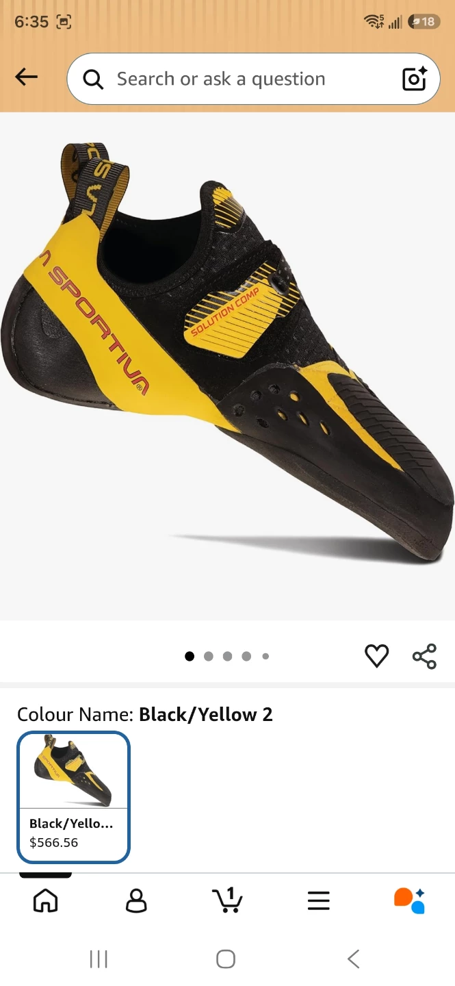 New La Sportiva Climbing shoes  for sale