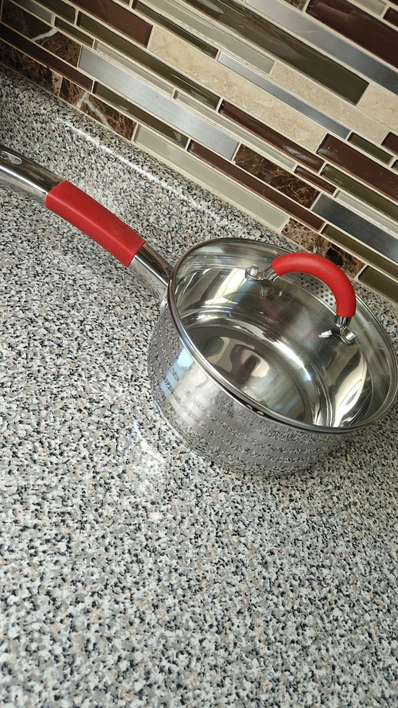 Stainless Steel Saucepan with Lid - photo 2