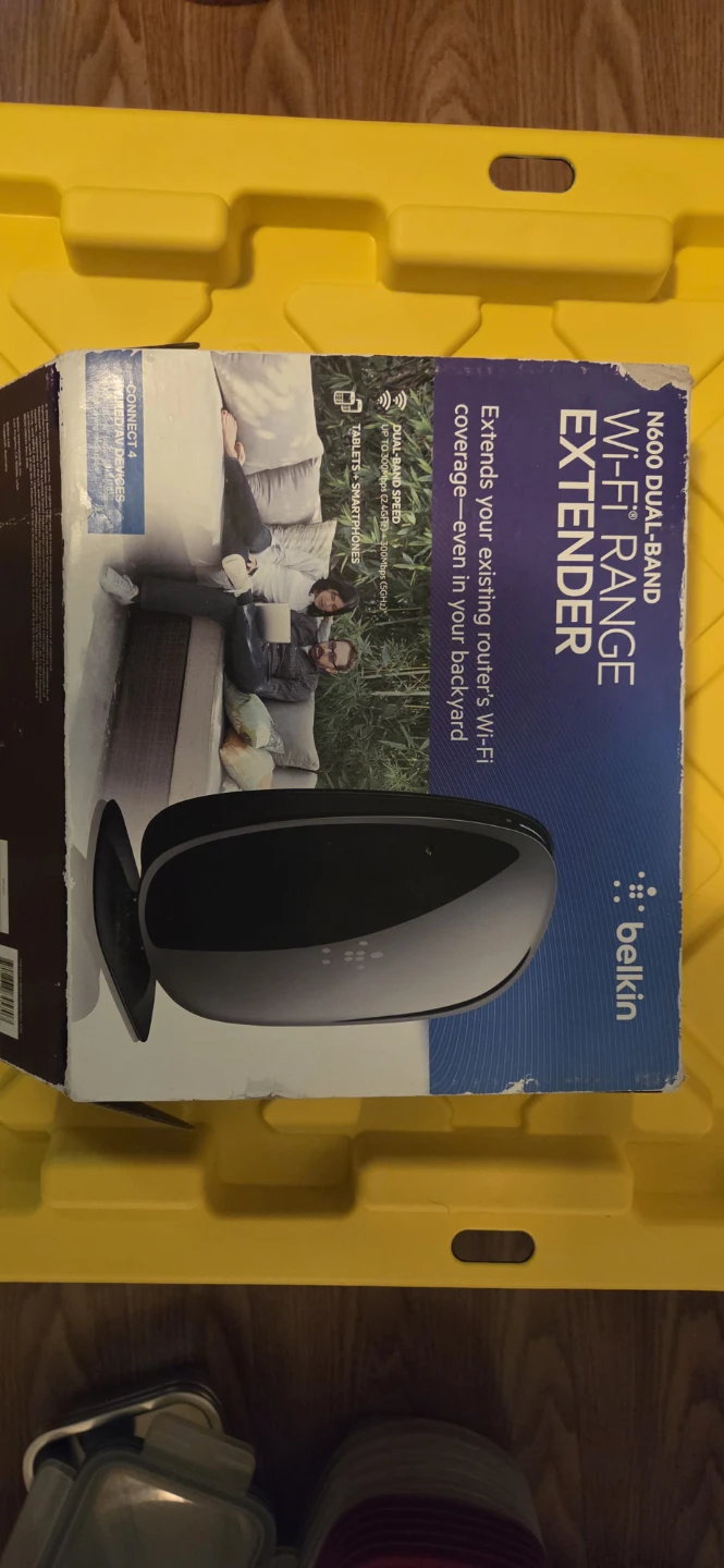 Belkin N600 Dual-Band Wi-Fi Range Extender