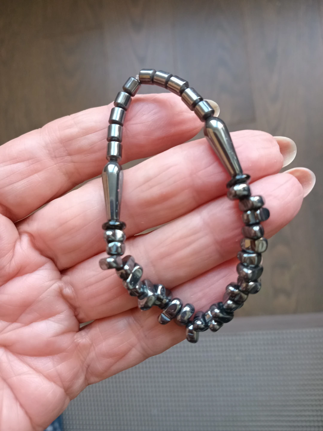 Hematite Beaded Bracelet