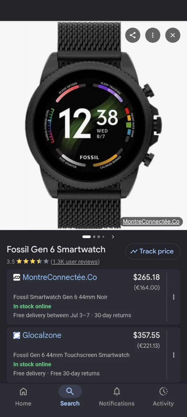 Fossil Gen 6 Smartwatch 44mm - photo 4