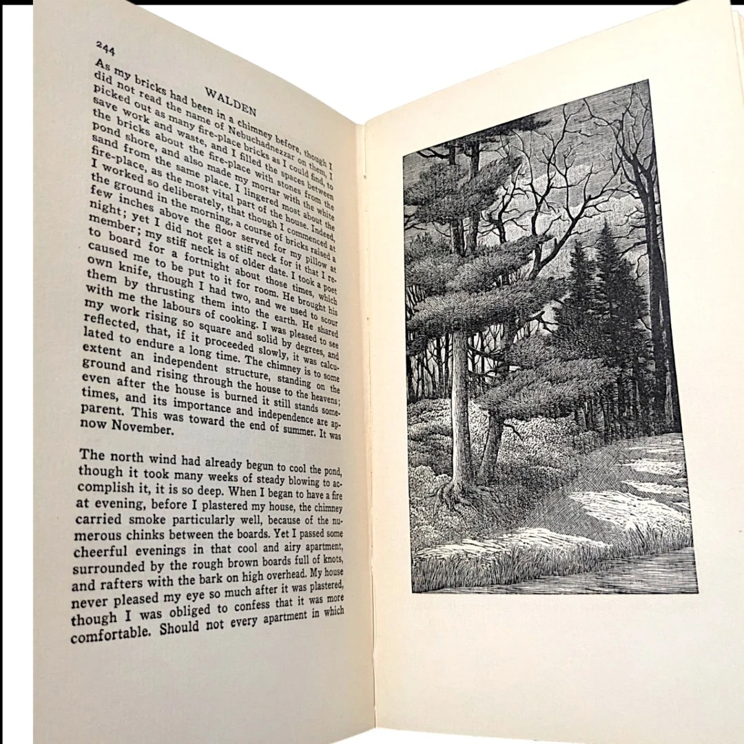Henry David Thoreau WALDEN OR LIFE IN THE WOODS 1st Ed 1st Prn - photo 3
