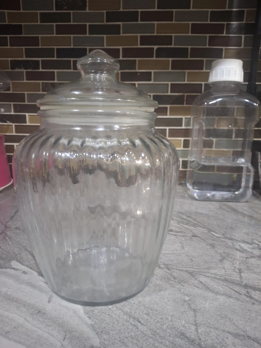 Glass Candy Jar with Lid