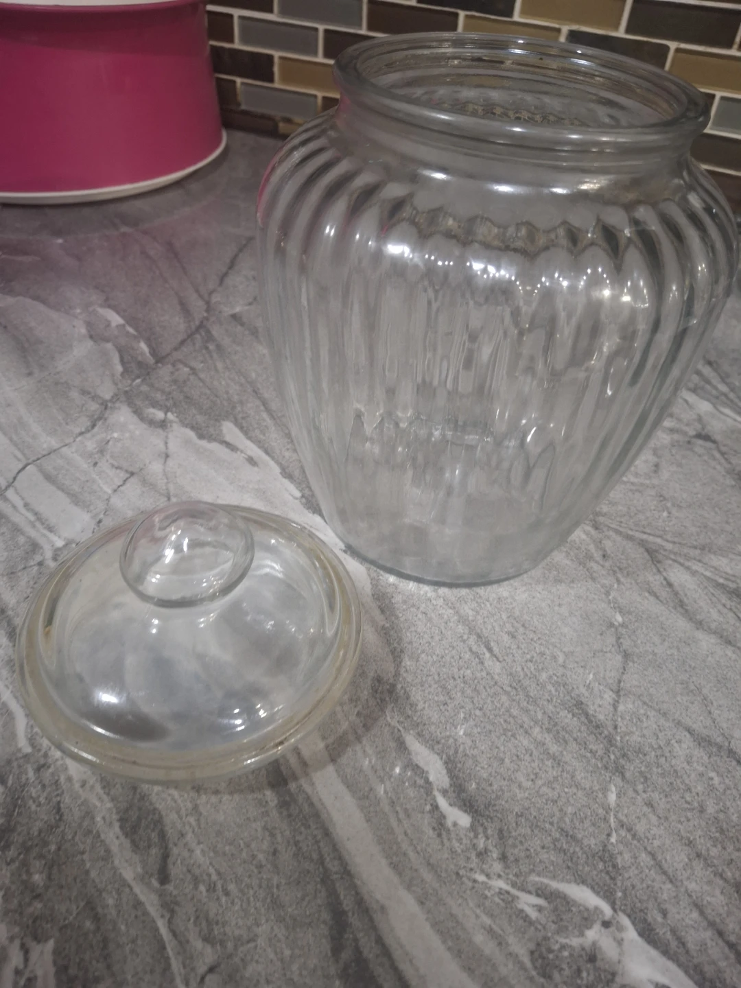 Glass Candy Jar with Lid - photo 2