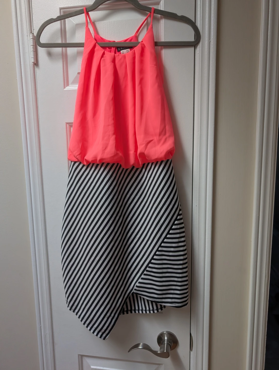 Women's Pink & Striped Dress