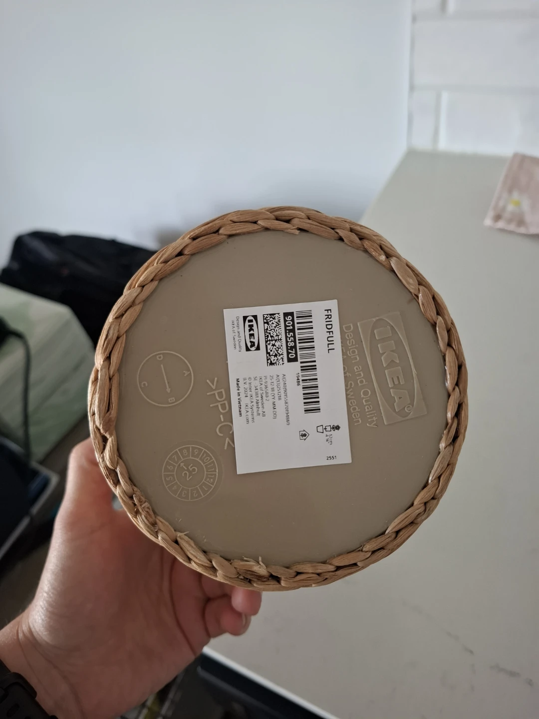 IKEA FRIDFULL Woven Pot - photo 2