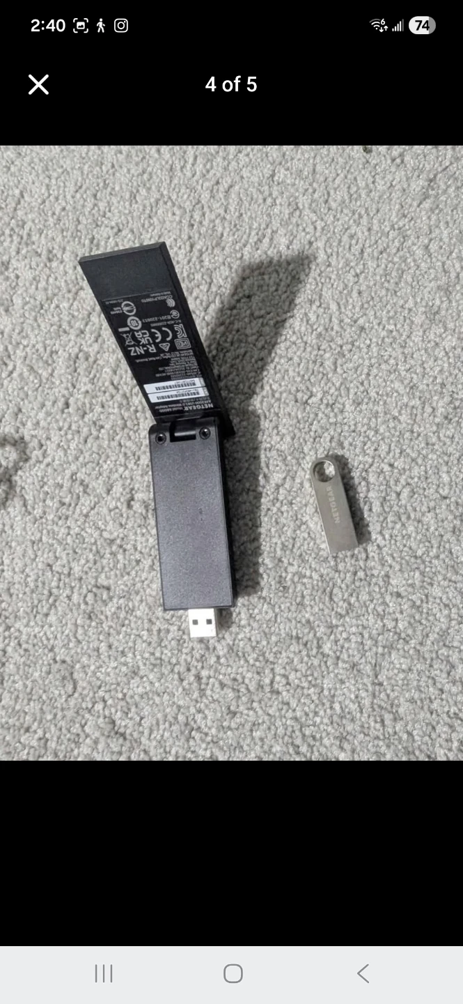 NETGEAR Nighthawk AXE3000 WiFi 6/6E USB 3.0 Adapter - photo 3