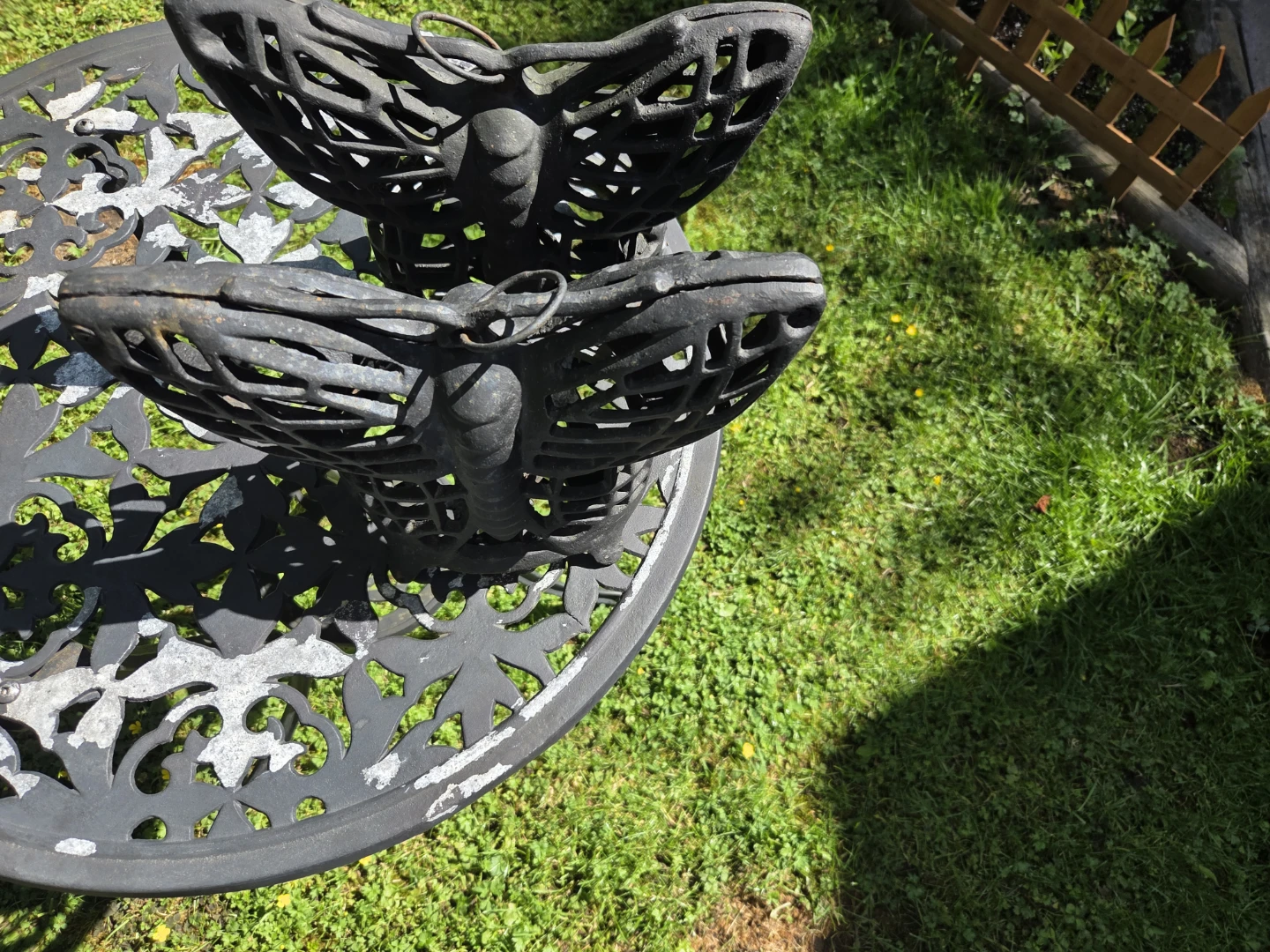 Set of 2 Metal Butterfly Garden Decor