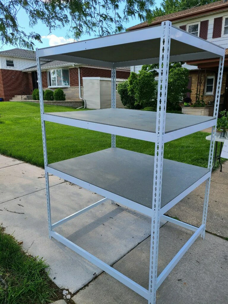 4-Shelf Metal Storage Rack 48x42x84 - photo 2