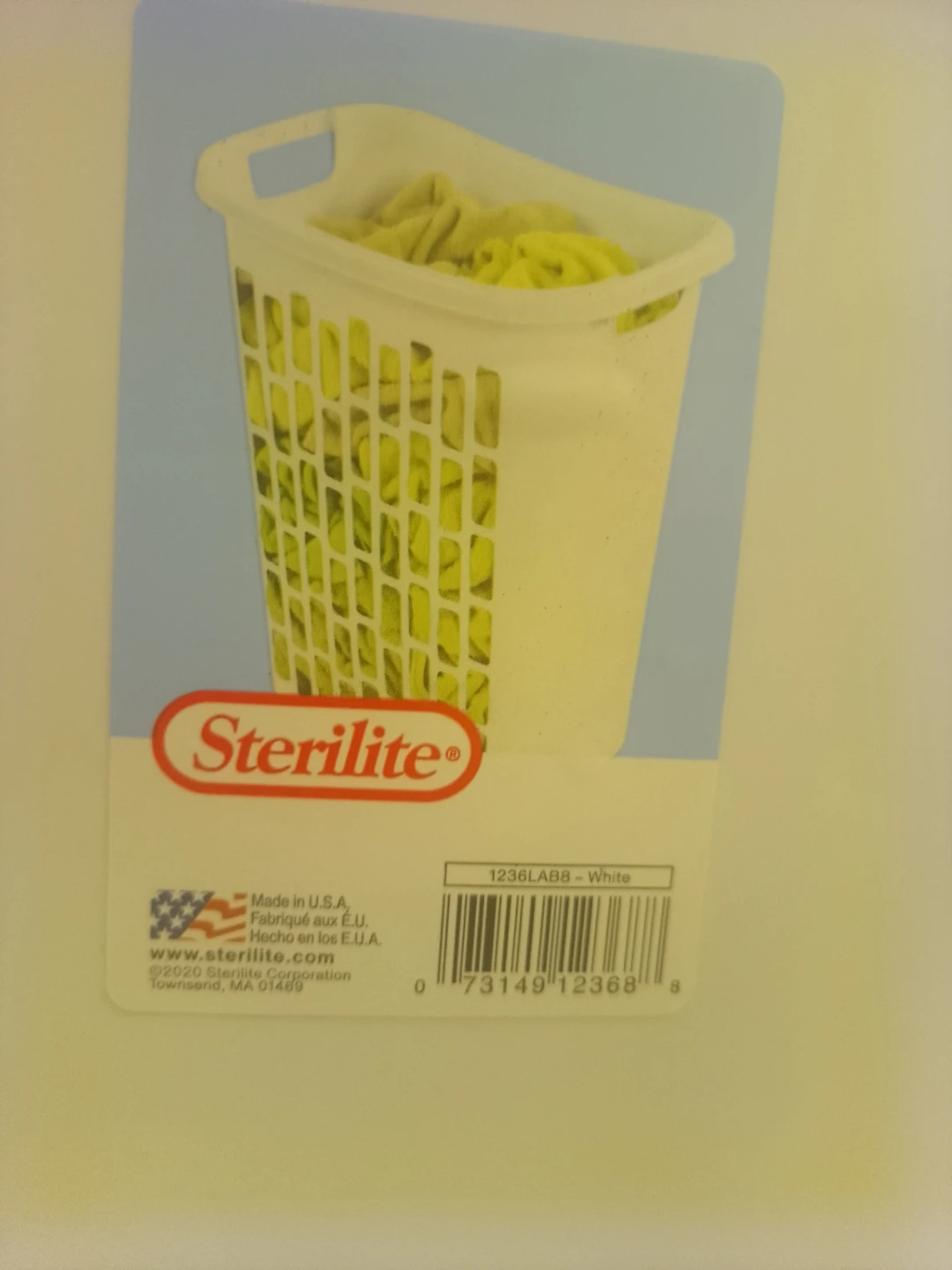 Sterilite White Laundry Basket