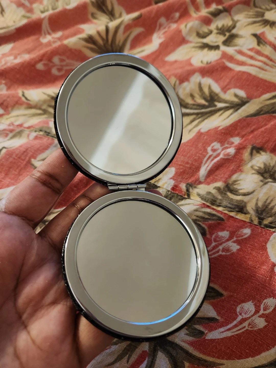 Sparkly Compact Mirror ⚽ - photo 2