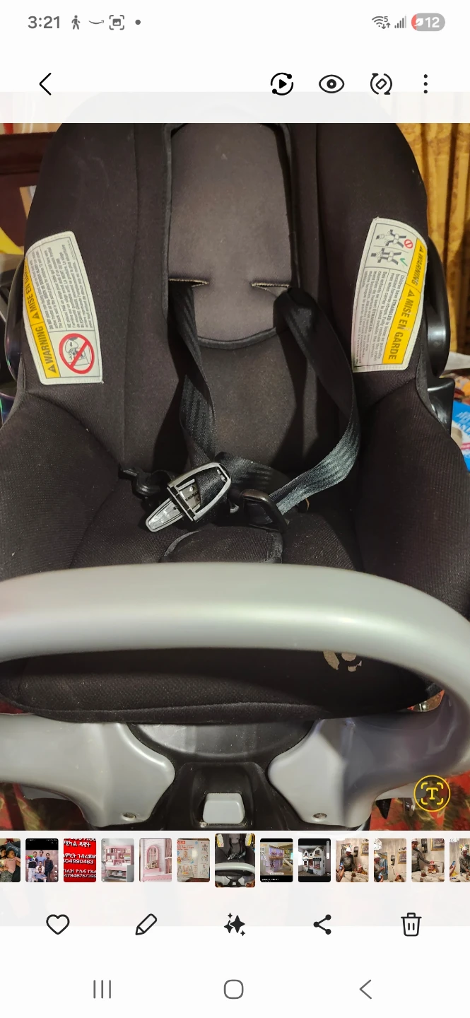 Black Infant Car Seat