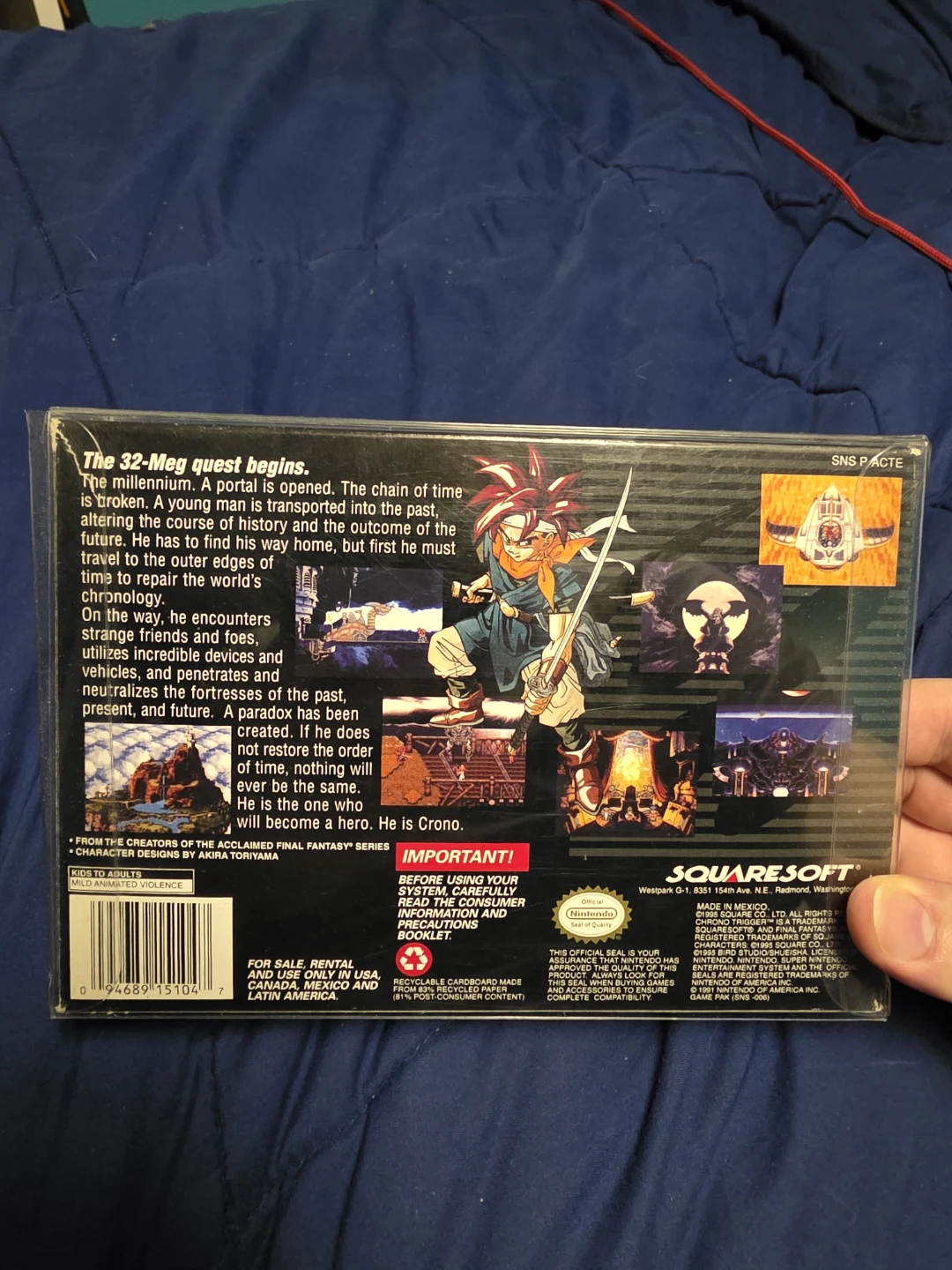 Chrono Trigger Super Nintendo Game - photo 2