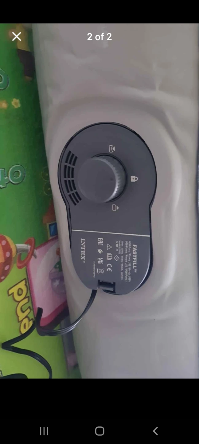 Intex Air Mattress with inbuilt usb pump - photo 2