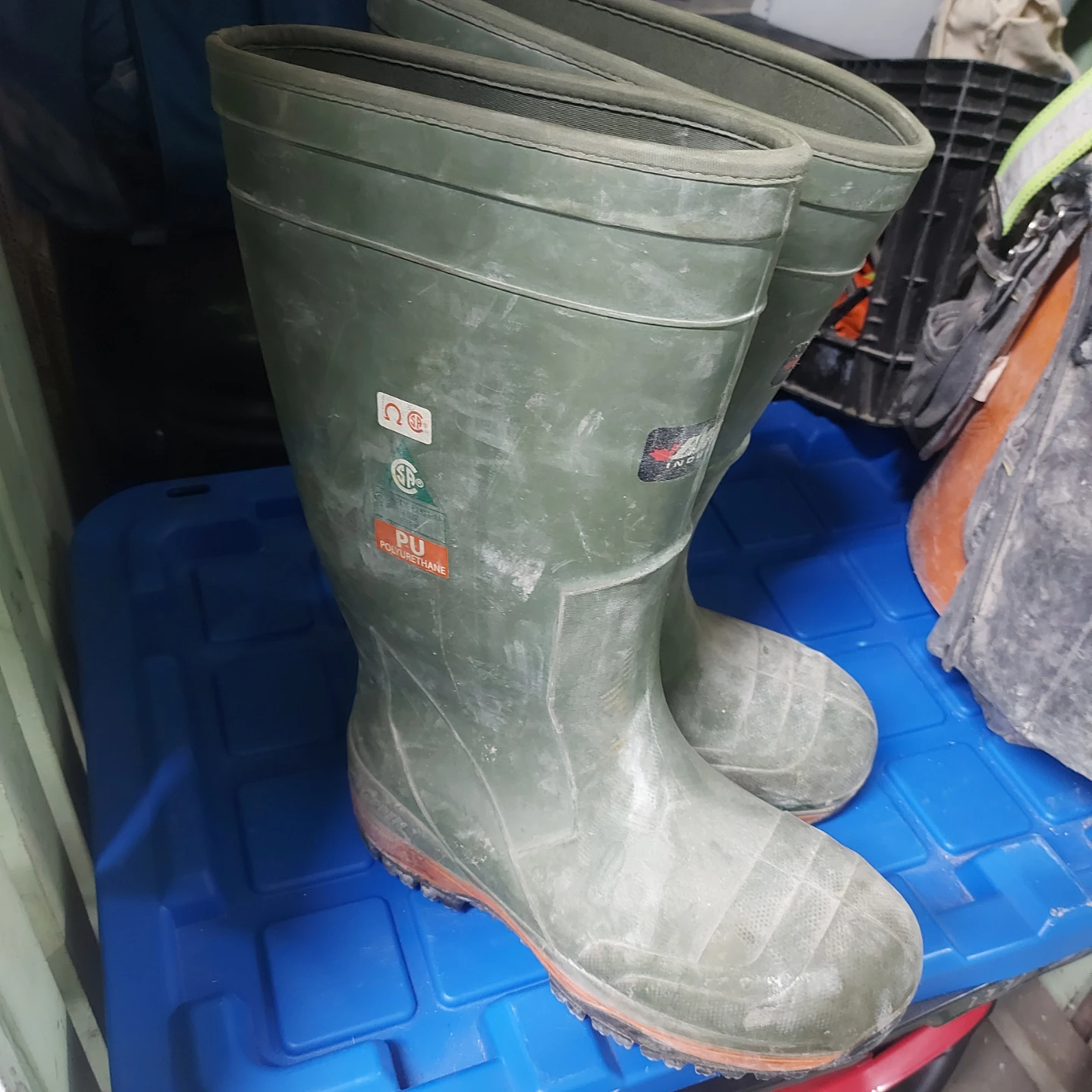 Baffin Green PU Polyurethane Work Boots