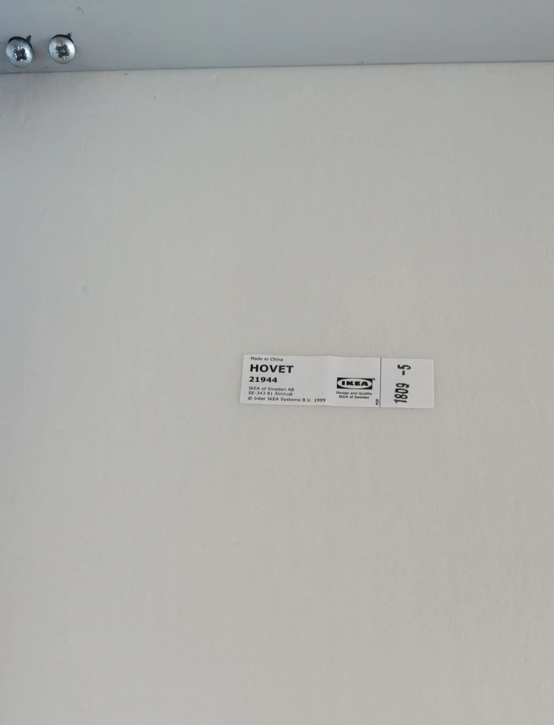 IKEA Hovet Full Length Mirror with Silver Frame - photo 2