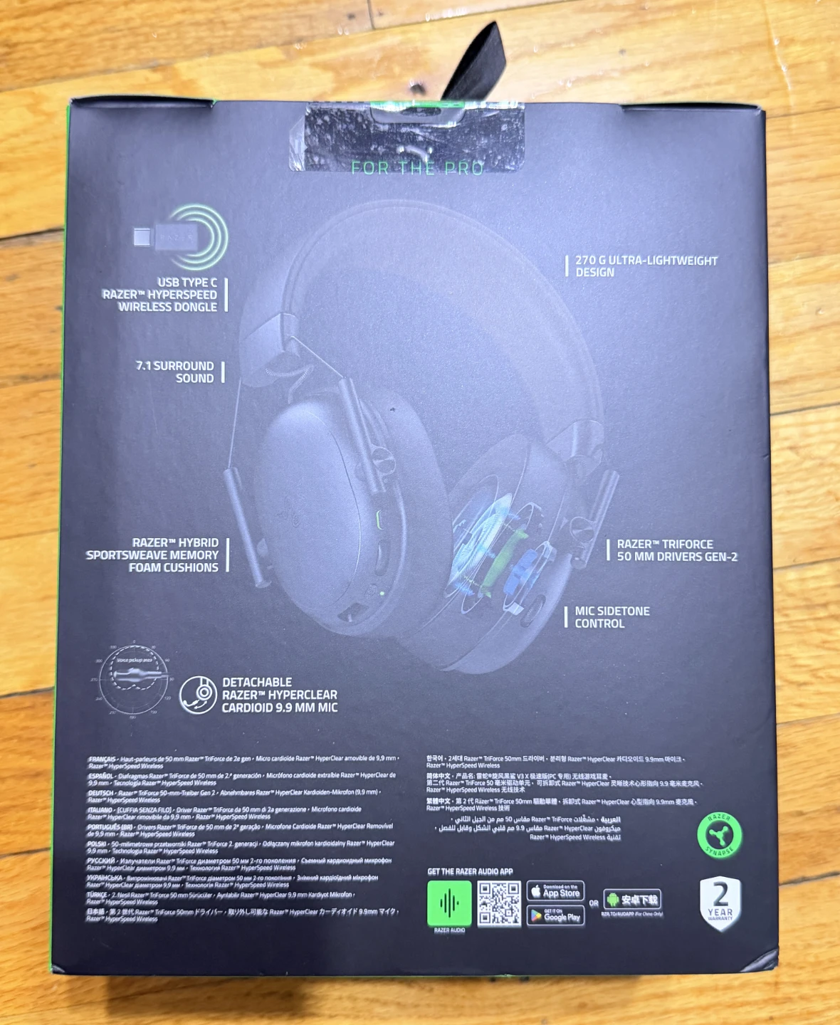 Razer Blackshark V3 X Hyperspeed Wireless Gaming Headset - photo 2