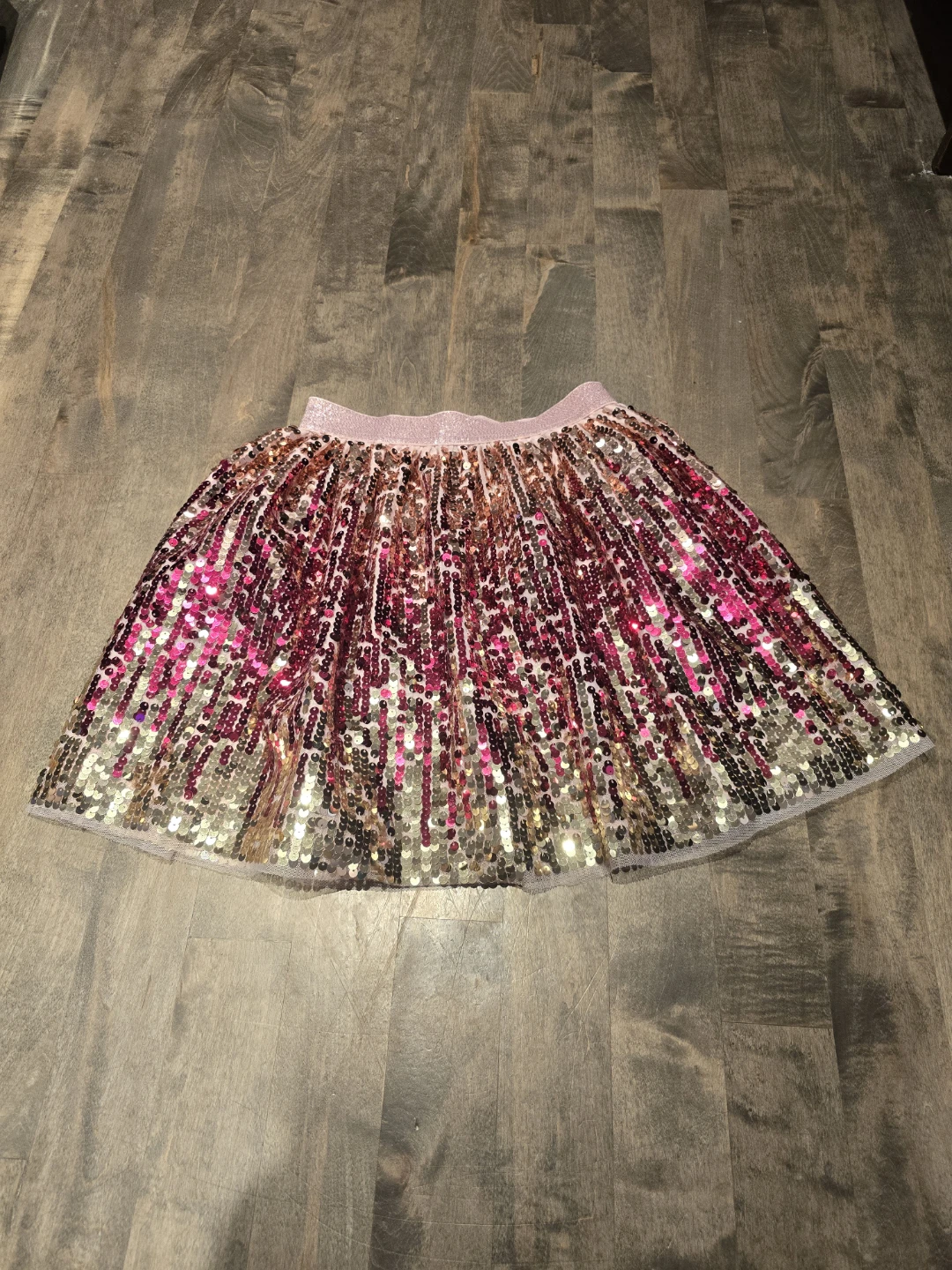 H&M Sparkly Sequin Skirt - size 6x/7 - Like New
