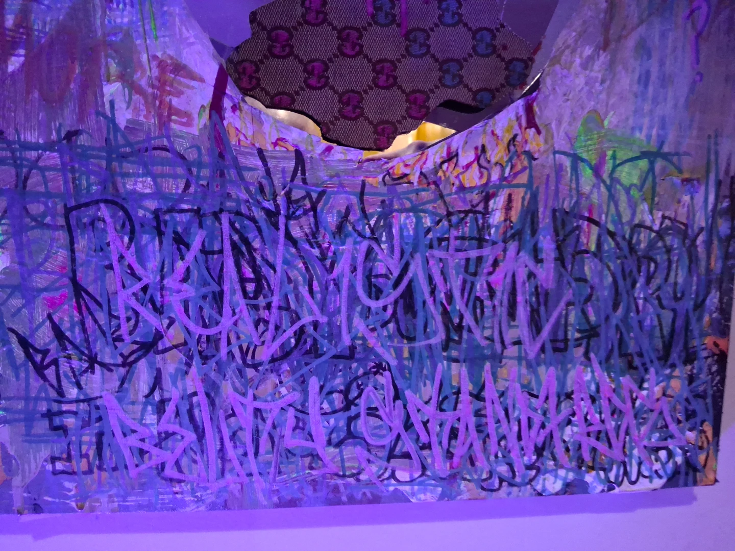 Artwork with Gucci Balaclava and LE(t)GO Figure - photo 4