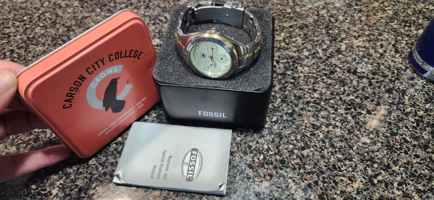 Fossil Blue Chronograph Watch