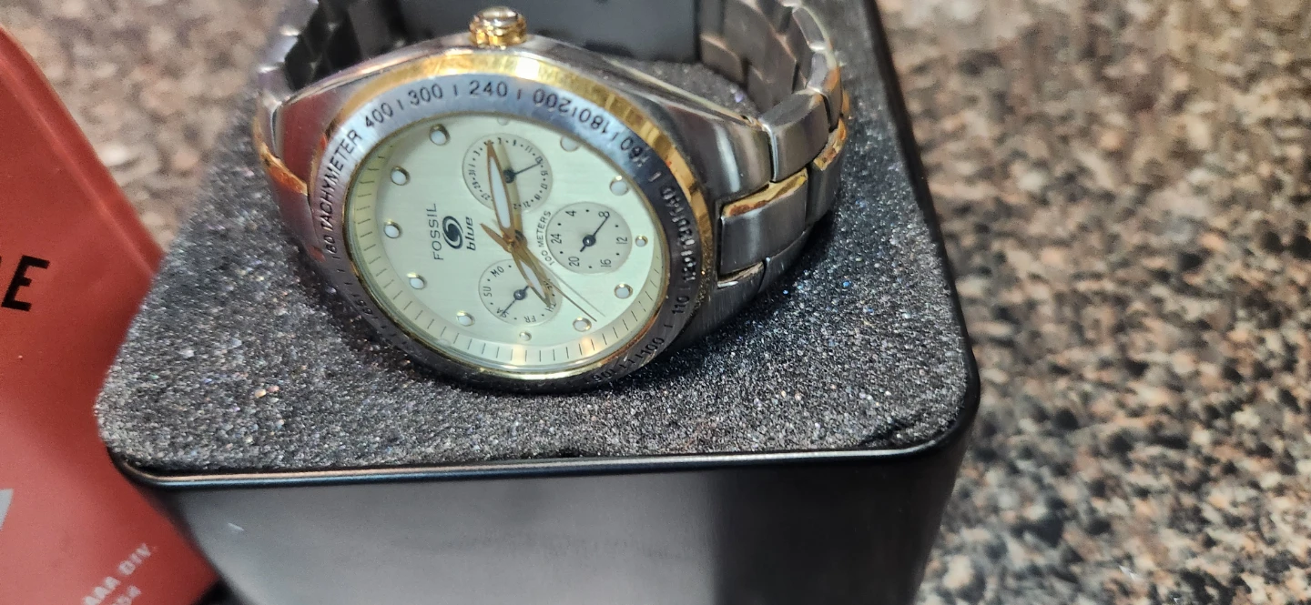 Fossil Blue Chronograph Watch - photo 2
