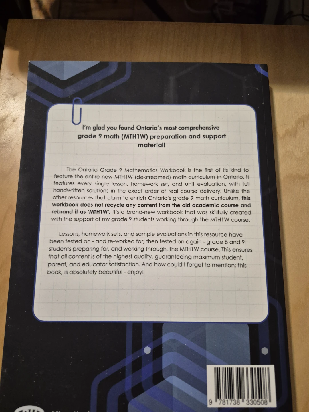 BN)The Ontario Grade 9 Mathematics Workbook (MTH1W) - photo 2