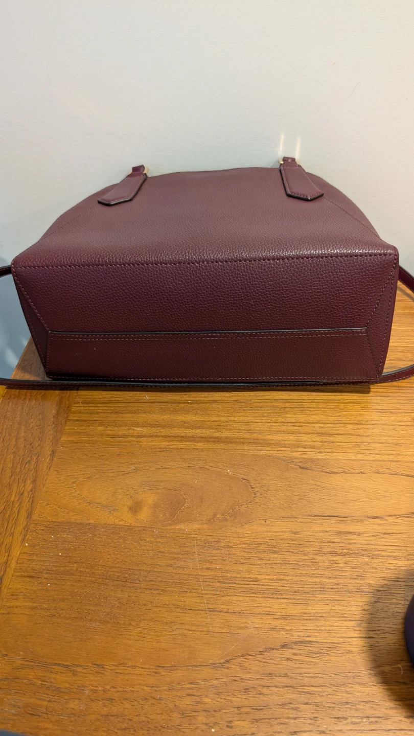 Michael Kors Leather Satchel Handbag - Burgundy - photo 3