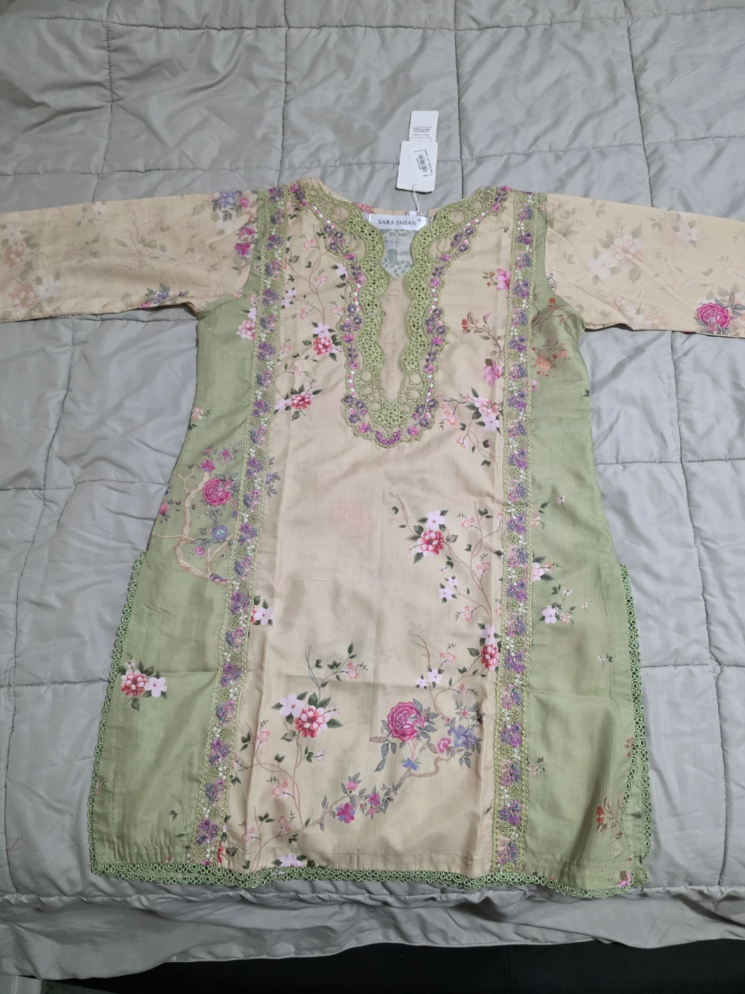 Sara Fajan Kurti and Palazzo Pants Set - photo 2