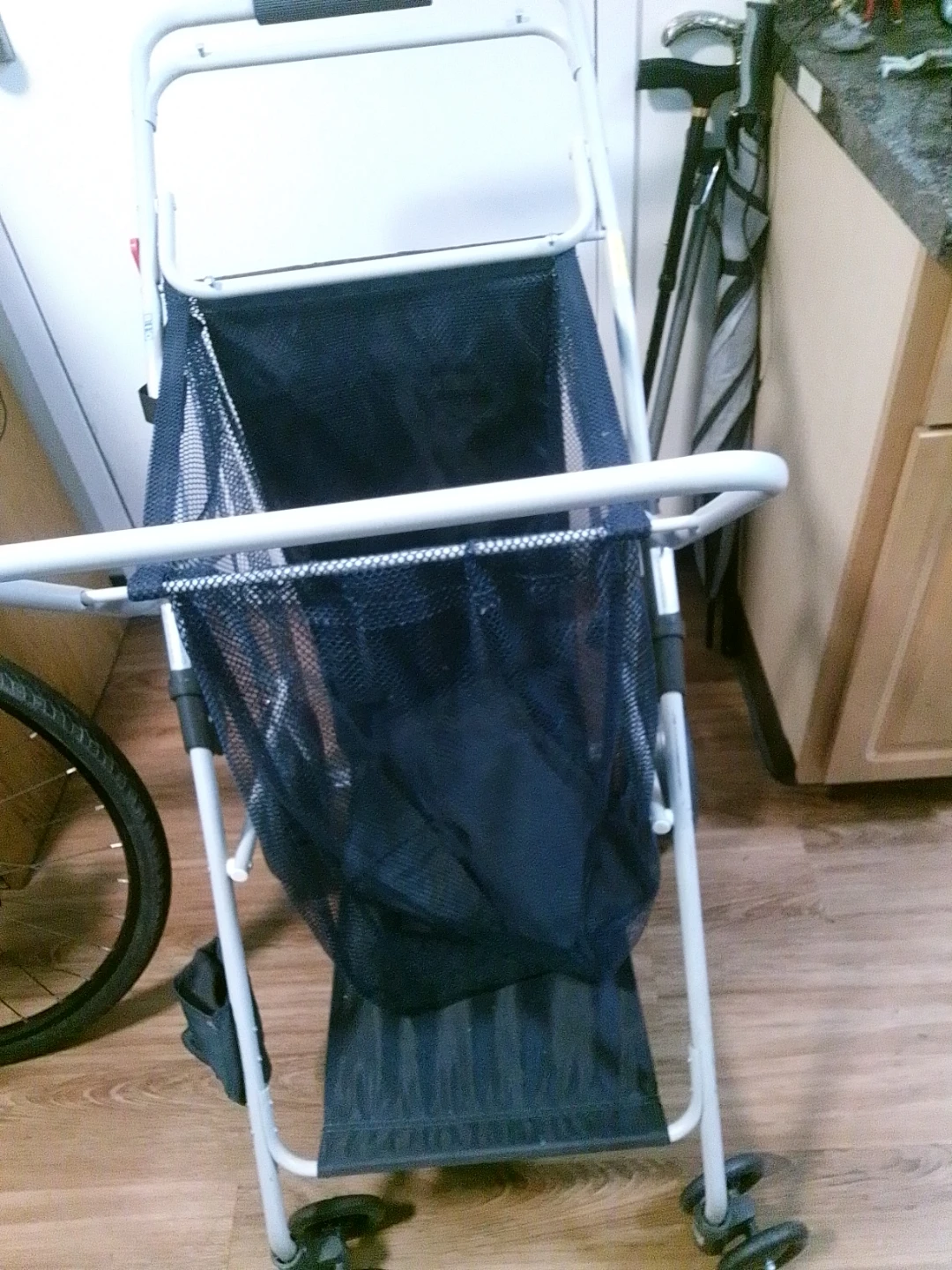 Black Shopping Cart Walker(wonder wheeler) - photo 3