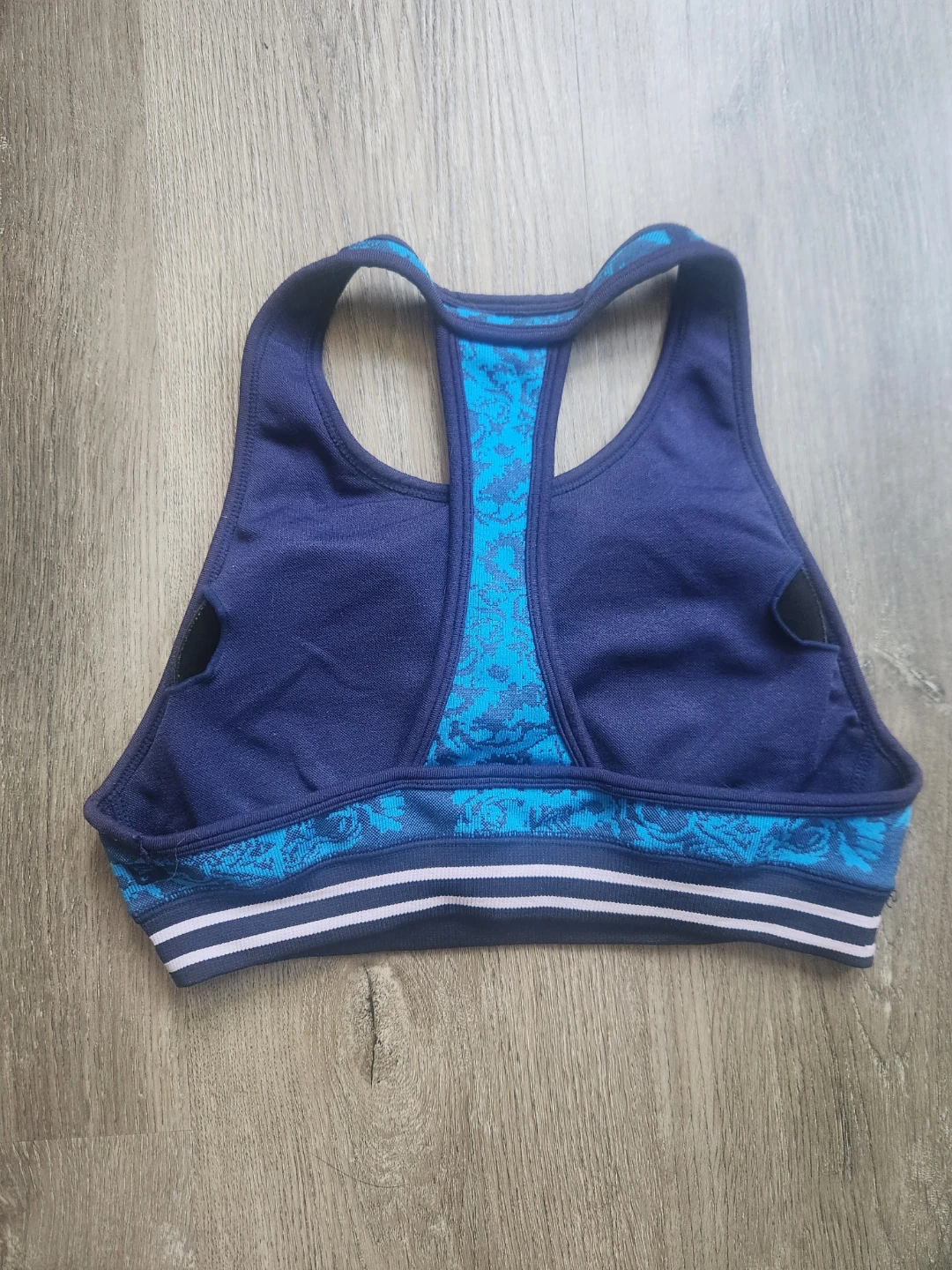 Fabletics Blue Floral Sports Bra ⚽ - photo 2