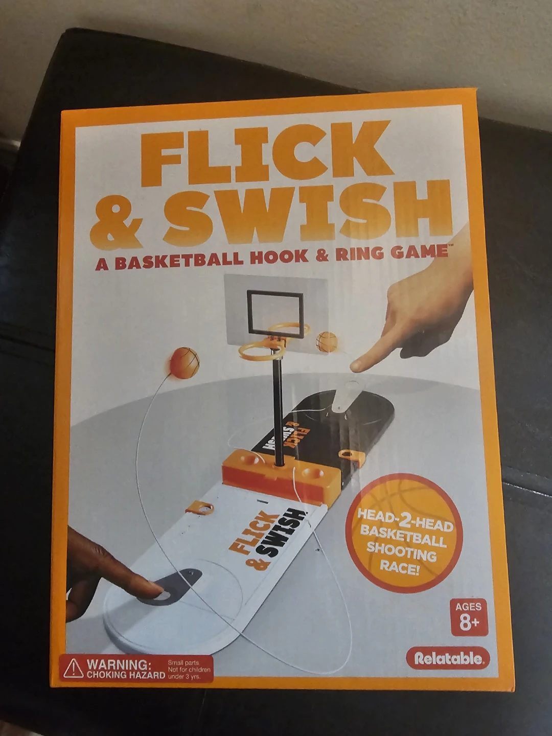 FLICK & SWISH: A Basketball 🏀 Hook & Ring Game ⚽️