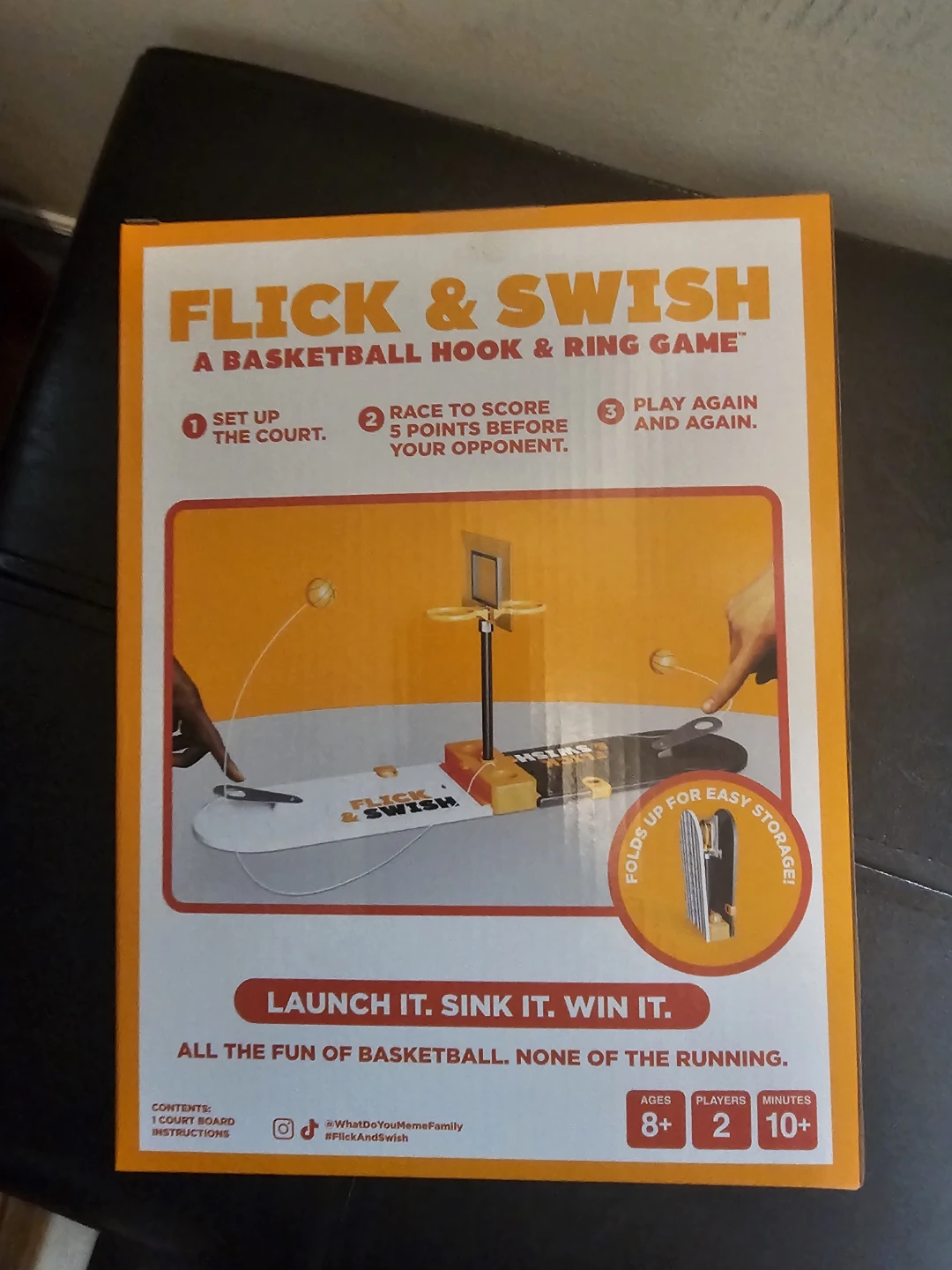 FLICK & SWISH: A Basketball 🏀 Hook & Ring Game ⚽️ - photo 2