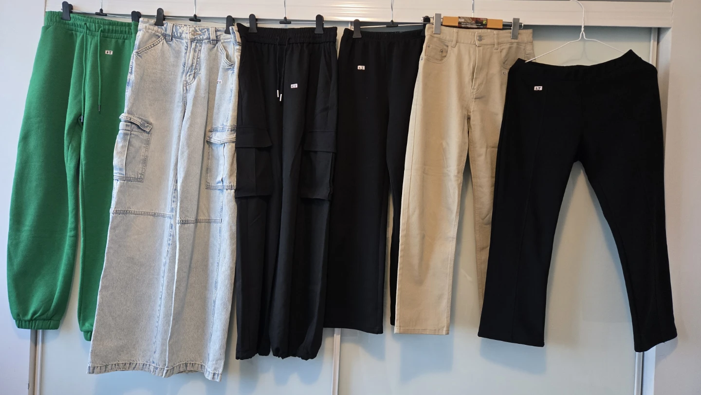 Green Joggers with "FOLLOW YOUR OWN PATH" Graphic