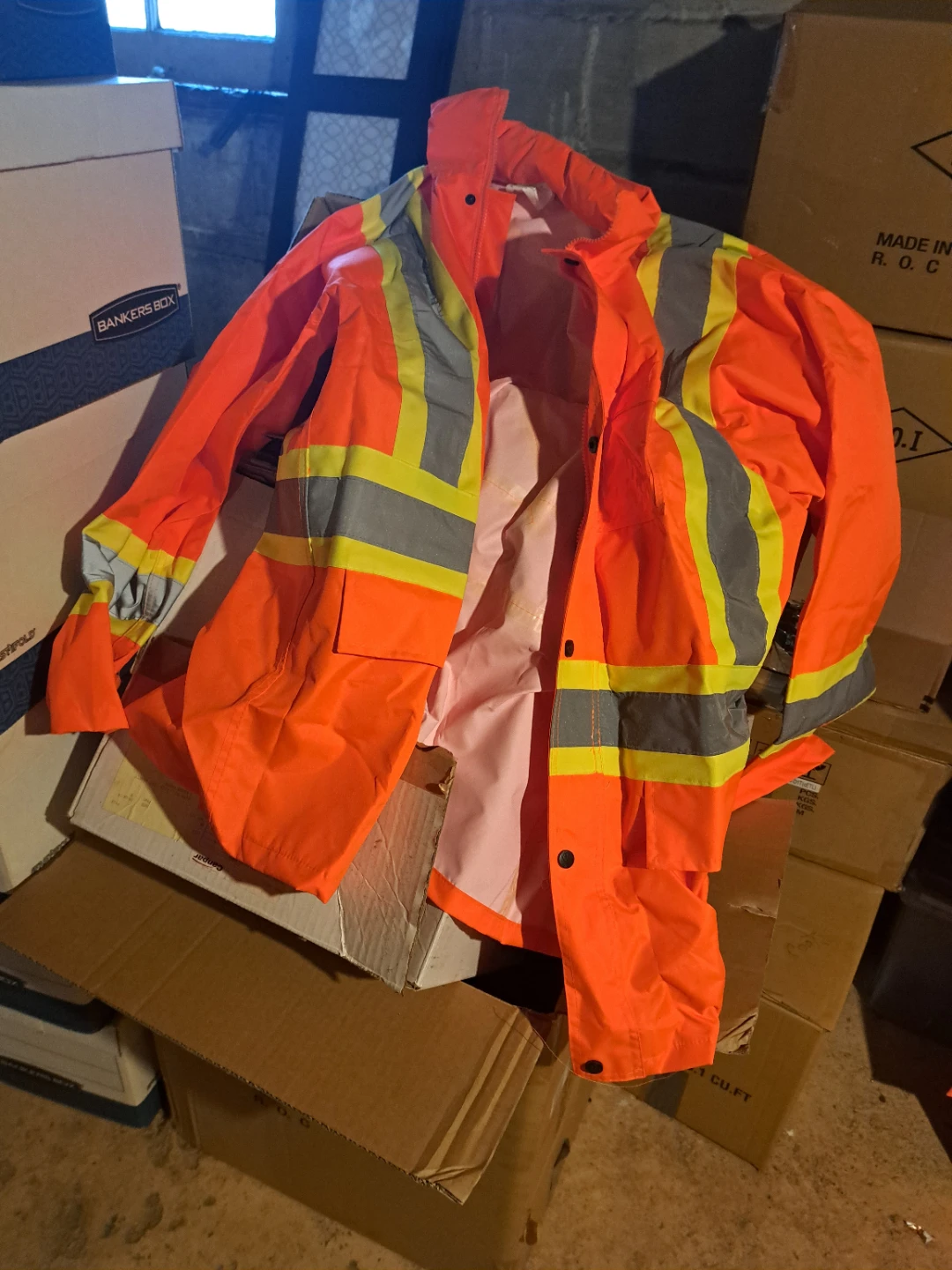 High-Visibility Safety Jacket, Vest, and Pants Set - photo 3
