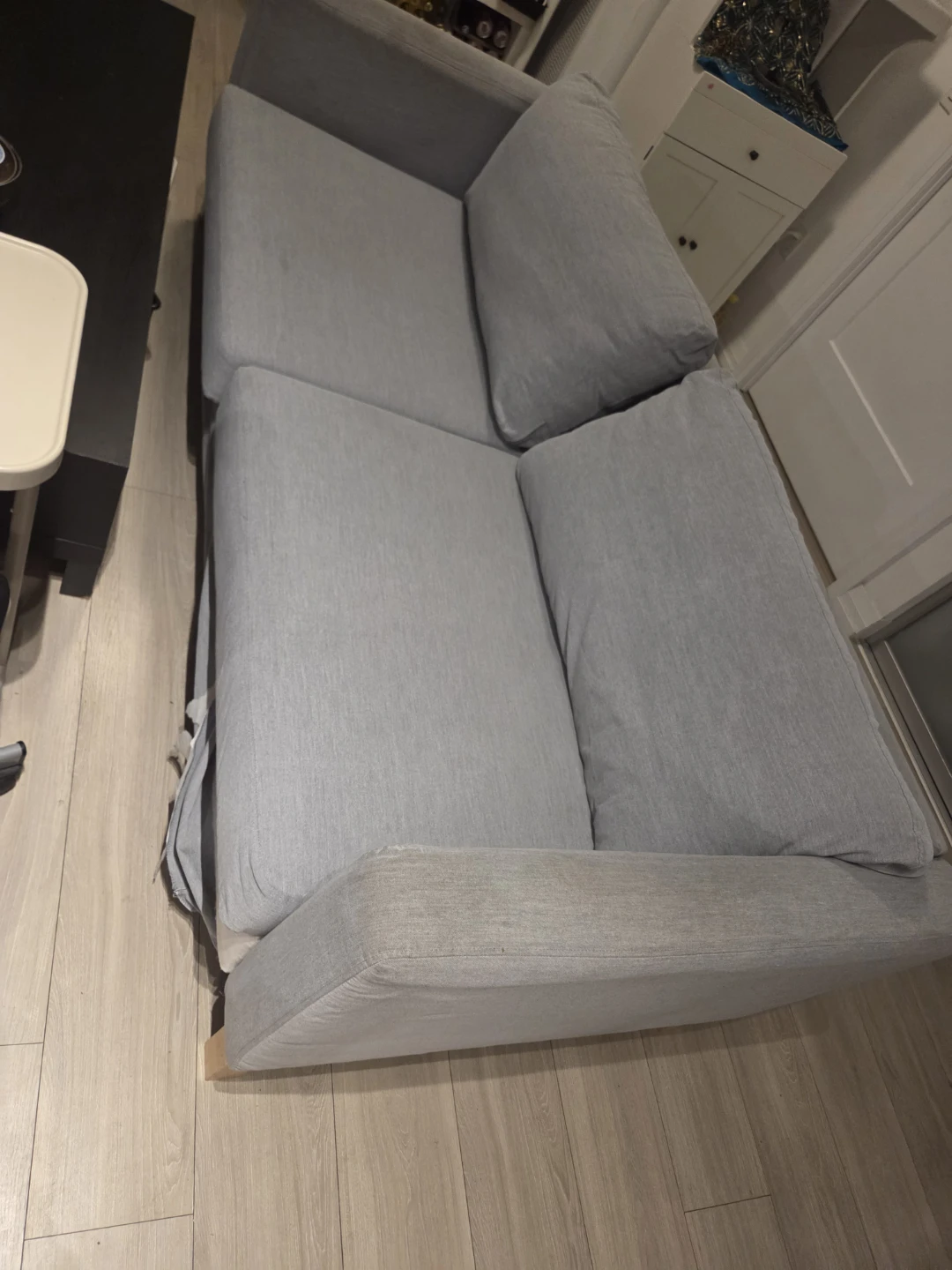 Grey Loveseat Sofa - photo 2