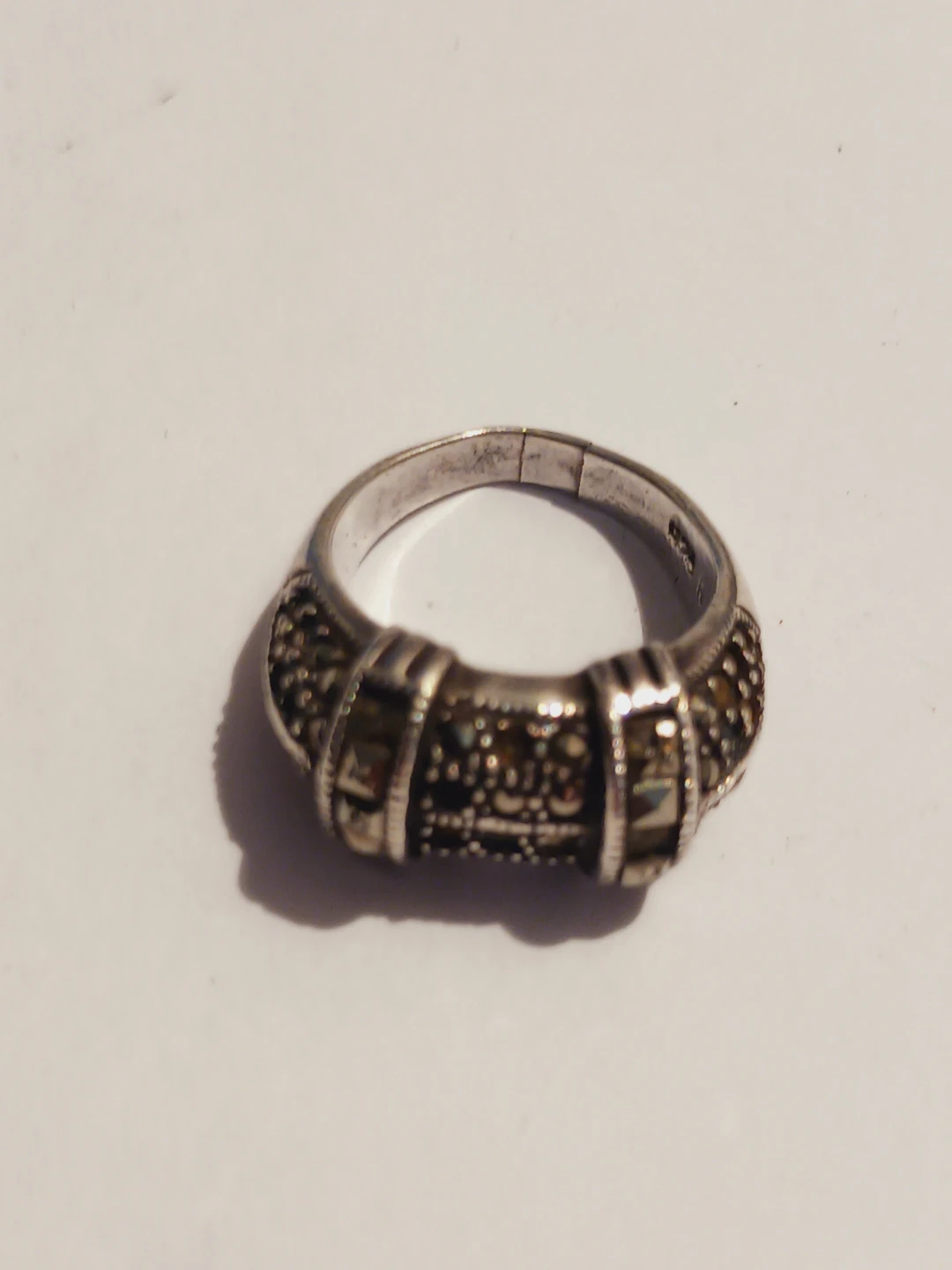 Sterling Silver 925 Marcasite Ring. 6. - photo 4